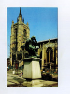CP Neuve New Postcard. Norwich. Peter Mancroft Church And Statue Of Sir Thomas Browne. Jarrold Edition - Norwich