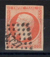 YV 16 Oblitere PC 1727 De Lille , 4 Marges, Pas Aminci , TTB - 1853-1860 Napoleon III