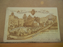 GRUSS Aus Dem BORKENBERGEN- LÜDINGHAUSEN- HOTEL JAIDEBLUMCHEN - Lithographie Multivue- VERY GOOD CONDITION - Borken