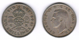 GREAT BRITAIN   2 SHILLINGS 1949 (KM # 878) #7214 - J. 1 Florin / 2 Schillings