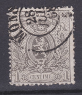 N° 23 A MONS Double Cercle Dubble Circle - 1866-1867 Petit Lion