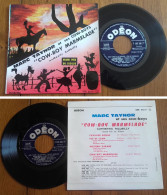 RARE French EP 45t RPM BIEM (7") MARC TAYNOR Et Ses COW-BOYS «Cow-Boy Marmelade» (1961) - Country En Folk