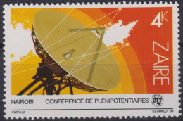 1983 Zaire, ** Mi:CD 823, Sn:CD 1122, Yt:CD 1139, Nairobi ITU Conference - Usados