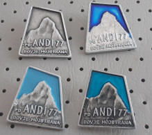 Yugoslav Expedition ANDES 1977 PD Dovje Slovenia Alpinism Mountaineering Pins - Alpinisme, Beklimming