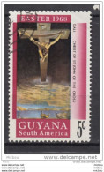 Guyana, Christ De Saint Jean De La Croix, Salvador Dali, Pâques, Easter, Bateau, Boat, Christ Of St John Of The Cross - Easter