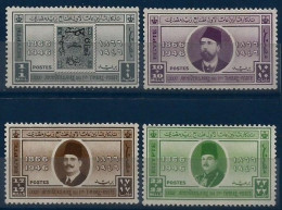 Egypt -1946 The 80th Anniversary Of First Egyptian Postage Stamp - King Farouk - Khedive Ismail  - Complete Set - No Gum - Usati