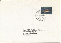 Greenland Cover Sent To Denmark 12-3-1982 With Single 25 Kr. COD Stamp - Brieven En Documenten