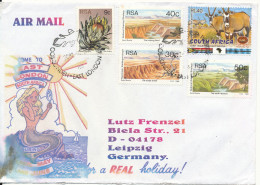 South Africa Cover Sent To Germany 8-2-2010 Topic Stamps - Lettres & Documents