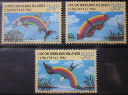 COCOS (KEELING) ISLANDS 1984 ~ S.G. 122 - 124, ~ CHRISTMAS. ~  MNH #02942 - Cocos (Keeling) Islands