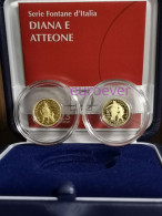 10 Euro Gedenkmünze 2023 Italien / Italy / Italia - Italienische Brunnen - Caserta - Gold - Italia