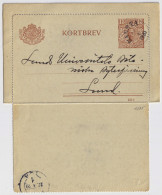 SUÈDE / SWEDEN - 1920 - Letter-Card Mi.K15b 15ö (d.1219) Used From RANSTA To LUND - Interi Postali