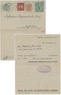 SUÈDE / SWEDEN - 1921 - Letter-Card Mi.K11 5ö Green (d.417) Uprated Facit 73 & 83 Used STOCKHOLM To NYKVARN - Re-printed - Entiers Postaux