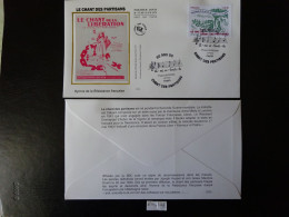 FRANCE 2023 1,16 EURO " 80 ANS DU CHANT DES PARTISANS " OBLITÉRATION 1ER JOUR 26.05.23 ENVELOPPE F.D.C. RÉSISTANTS - 2020-…