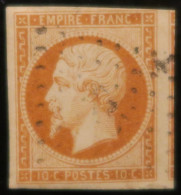 LP3137/548 - NAPOLEON III N°13Ac Bistre Brun - PC 535 (Cote 2023 : 45,00 €) : BRIOUX-SUR- BOUTONNE (Deux Sèvres) - 1853-1860 Napoleon III