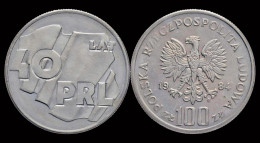 Poland 100 Zloty 1984- 40 Years Of Volksrepublic - Pitcairn-Inseln