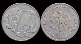 Poland 100 Zloty 1984- 40 Years Of Volksrepublic - Pitcairn Islands