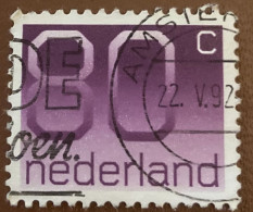 Netherlands 1991 Numeral 80 C - Used - Oblitérés