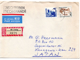 66640 - Bund - 1991 - 240Pfg Frauen MiF A R-LpBf LEIPZIG -> Japan - Storia Postale