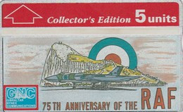 Gibraltar - 75th Anniversary Of The RAF Collectors Ed. - Gibilterra
