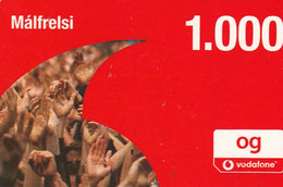 Iceland - Vodafone - Malfrelsi 1.000 - Islandia