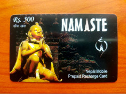 Nepal - Nepal Telecom - Namaste Rs. 500 (31/12/2010) - Népal