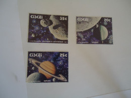 CISKEI MNH STAMPS 3 PLANET SPACE - Andere & Zonder Classificatie