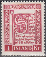 ICELAND   SCOTT NO 280  MNH   YEAR  1953 - Ungebraucht