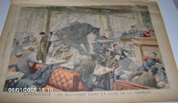 « A PERIGUEUX – Un éléphant Dans Le Café De La Comédie» In « Le Petit Parisien – Supplément Littéraire Illustré » N° 877 - Le Petit Parisien