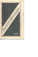 CALENDRIER 1927  §  BANQUE SOCIETE GENERALE  § PETIT CARNET - Small : 1921-40
