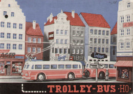 Catalogue EHEIM HO Brochure 1955 Trolleybus & Seil-Schwebebahn - Löcher - Allemand