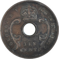 Monnaie, Afrique Orientale, 10 Cents, 1922 - Colonie Britannique