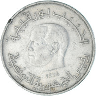 Monnaie, Tunisie, 1/2 Dinar, 1976 - Tunesië