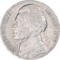 Monnaie, États-Unis, 5 Cents, 1977 - 1938-…: Jefferson