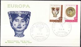 Europa CEPT 1976 Italie - Italy - Italien FDC9 Y&T N°1262 à 1263 - Michel N°1530 à 1531 - 1976