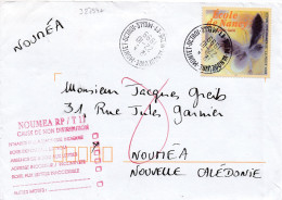 32794# LETTRE Obl VANDOEUVRE MEURTHE MOSELLE 1999 RETOUR ENVOYEUR NOUMEA RP NOUVELLE CALEDONIE ROUGE - Lettres & Documents