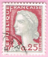 France, N° 1263 Obl. - Type Marianne De Decaris - 1960 Marianne Of Decaris