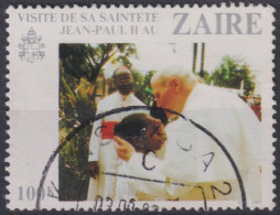 1981 Zaire, Mi:CD 719, Sn:CD 1016, Yt:CD 1040, Visit Of John Paul II To Zaïre, Papstbesuch - Oblitérés