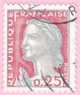 France, N° 1263 Obl. - Type Marianne De Decaris - 1960 Marianne (Decaris)