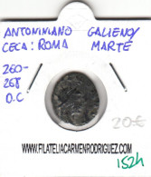 CRE1524 MONEDA ROMANA ANTONINIANO VER DESCRIPCION EN FOTO - Altri & Non Classificati