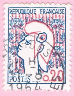 France, N° 1282 Obl. - Type Marianne De Cocteau - 1961 Marianni Di Cocteau