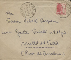 Carta Circulada Desde Centre D'Observació DECA En Pons (Lleida) A Mollet, El 13/5/38. - Republikeinse Censuur