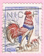 France, N° 1331 Obl. - Type Coq De Decaris - 1962-1965 Coq De Decaris