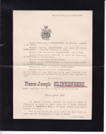 DOLHAIN BAELEN KLINKENBERG Pierre-Joseph 70 Ans 1897 Familles GEORGE DOBBLESTEIN JANCLAES - Avvisi Di Necrologio