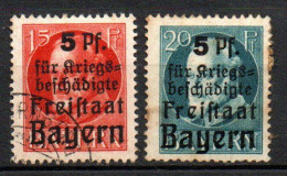 Col33 Allemagne Anciens états Bavière N° 172 & 173 Oblitéré Cote : 3,00€ - Used