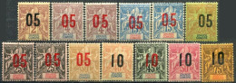 GRANDE COMORE - Y&T  N° 20-29 *...+21A + 22A + 24A...chiffres Proches + Espacés - Unused Stamps