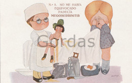 Spain - Illustrateur E. Hertogs - Red Cross - Serie Medico - Andere & Zonder Classificatie