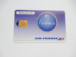 Télécarte 50 U , En 1259 , Aviation Air France , Cote : 3 Euros , TBE - 50 Einheiten