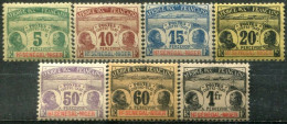 HAUT SENEGAL & NIGER - Y&T Taxe N° 1-7 * - Neufs