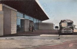 CARTOLINA  BONE,HAUTE SAVOIE,FRANCIA-L'AEROPORT (LATHUILLIERE,DI MARTINO,BUSCAIL,ROSSO,ARCHITECTES-VIAGGIATA 1960 - Bonne