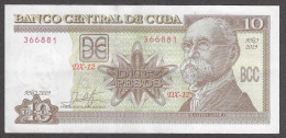 CUBA. BILLETE DE 10 PESOS DE 2019. SERIE DE REPOSICIÓN. SIN CIRCULAR. UNC - Cuba